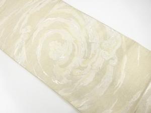 アンティーク　綴れ　渦巻模様織り出し袋帯（材料）